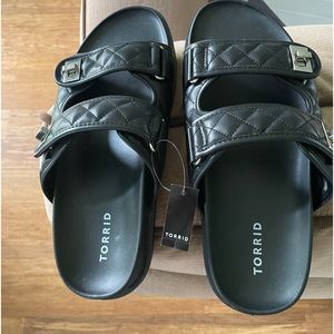 Torrid 11 sandals. Very wide